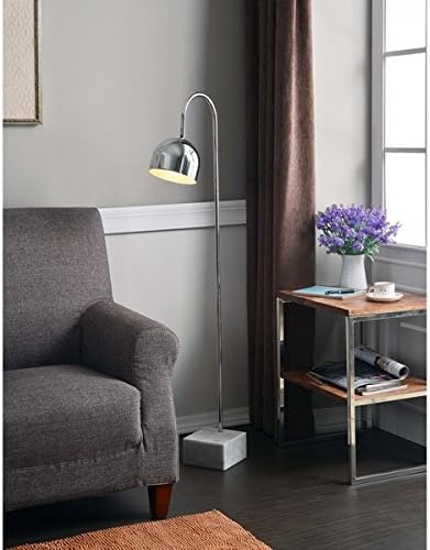 Design Craft Renegade Chrome Floor Lamp