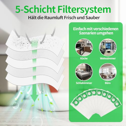 12 Stück Staubsaugerbeutel für SEBO Airbelt K1, K2, K3, 6629-ER, 6695-ER, Premium Filterbeutel Ersatz für SEBO