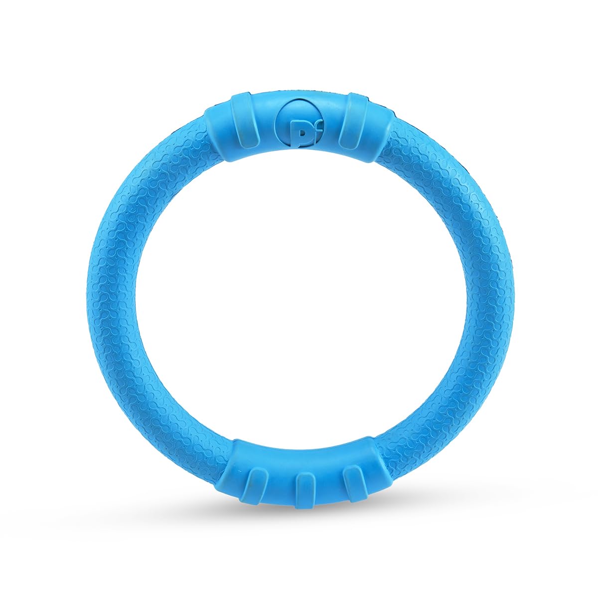 Petface Toyz Rubber Ring Dog Toy, Large, Blue