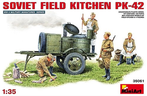MiniArtMini Art Plastics Soviet Field Kitchen KP-42