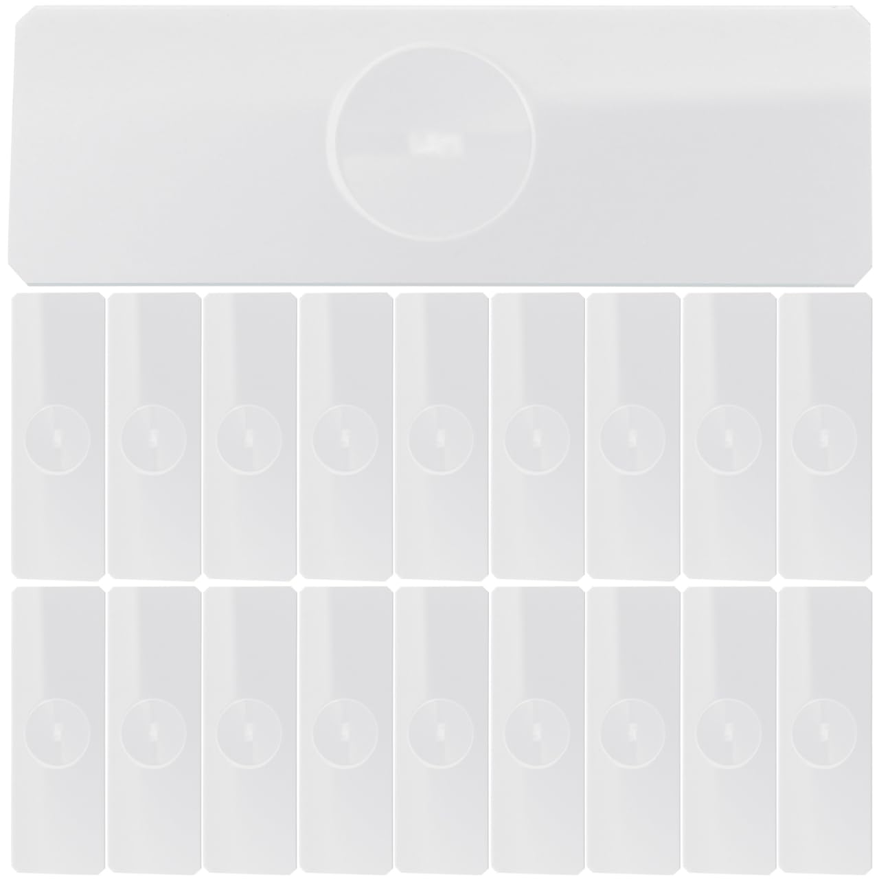 50 Pcs Single Recessed Microscope Slides, with Concave well, for Lab Use Glass Slides Suitable