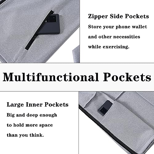 Mofiz Men's Tracksuit Set 2 Piece Full Zip Jogging Athletic Workout Sweatsuits Warm Long Sleeve Jacket Pants Sports Set Grey Black L #TOP4