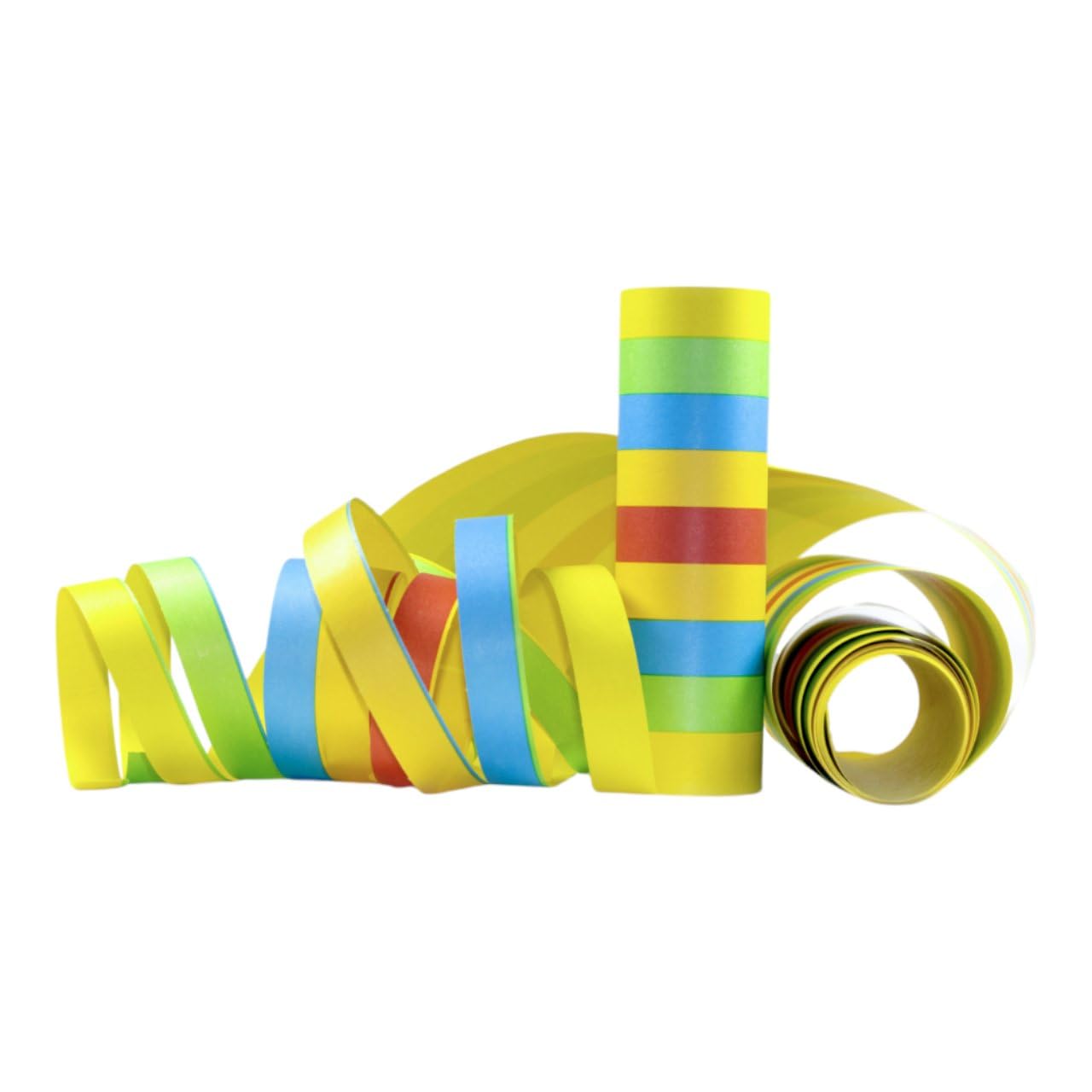 ARKRAFT Serpentyny papier FSC 12 szt. Zestaw wirników 5 różnych kolorów na karnawał urodzinowy (P36 Mix)