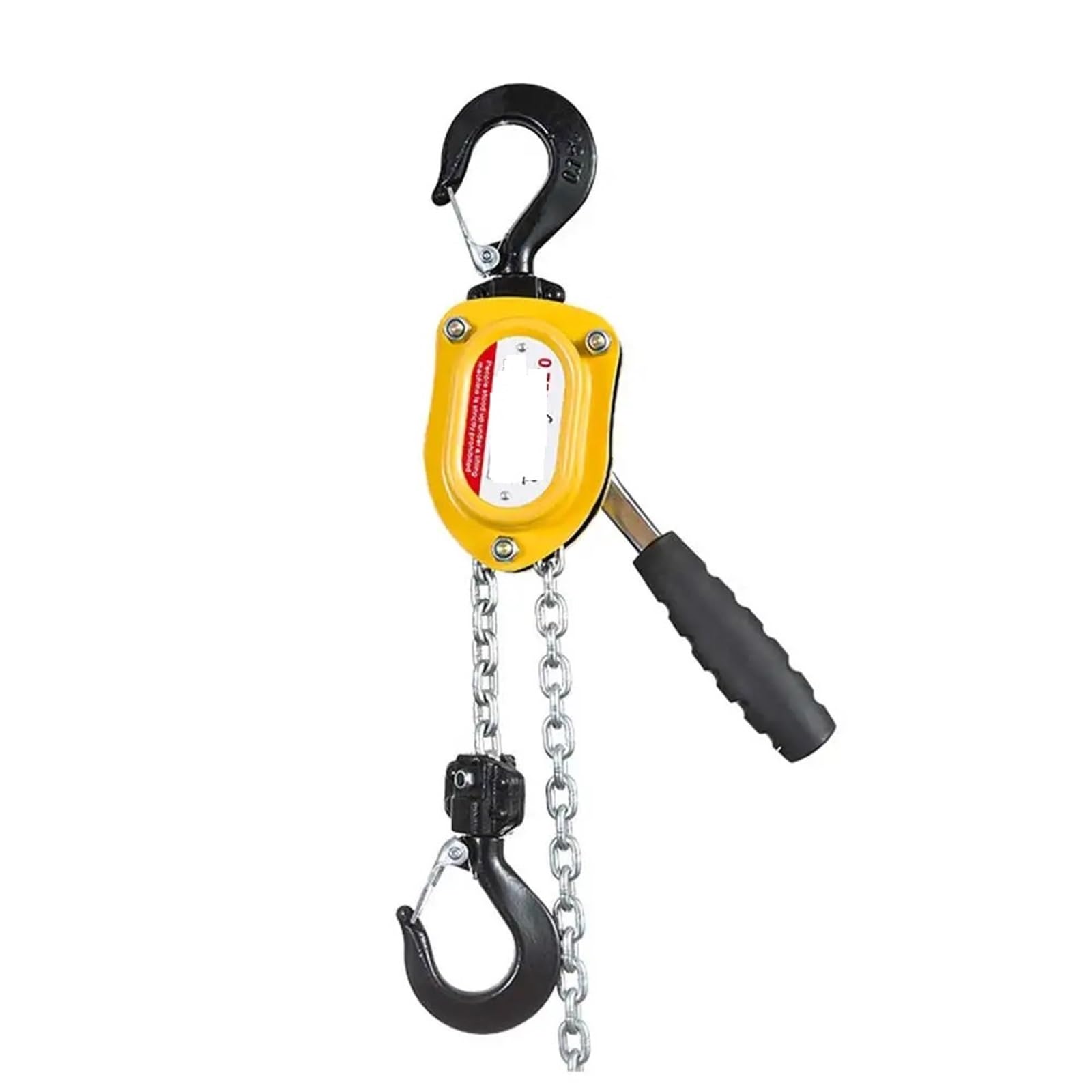 Argano elettrico 0.25-0.75T Leva Manuale Paranco A Catena Verricello 1.5M Gancio di Montaggio Ascensore Blocco Portatile di Sollevamento di Oggetti Pesanti(0.75 Ton)