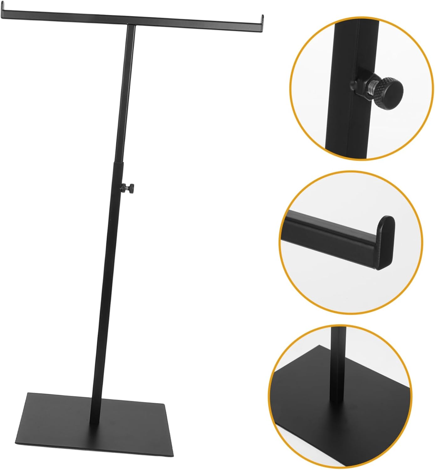 MAGICLULU Adjustable Stainless Steel Handbag Display Stand Shaped Purse Hanger for Clothing Stores and Home Use Multi-functional Bag Storage Organizer for Handbags Backpacks and Ties