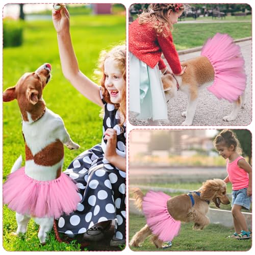 Halloween Hundekostüm Hunde Tütü Haustier Geburtstag Outfits Princessin Katze Kostüm und Mütze Tüll Rock für Kleine Haustiere Geburtstags Haustiere
