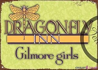 TSOSK Retro Metal Tin Sign/Dragonfly Inn Gilmore Girls Vintage Metal Sign12 X 8 INCH