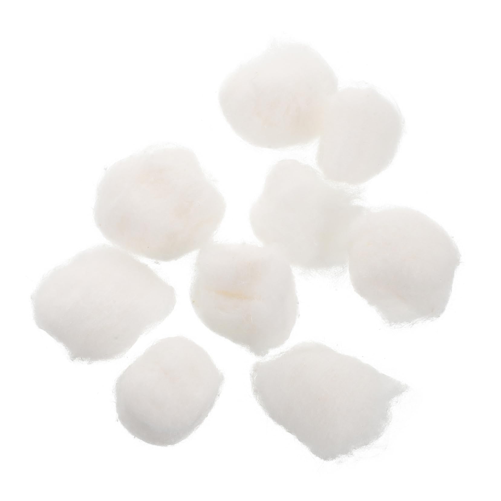 Batuffoli di Cotone Bianco 500g, Morbidi e Assorbenti per Unghie | Cotone Naturale, Uso su Pelle, Rimozione Make-up e Smalto, Formato Portatile da 500g