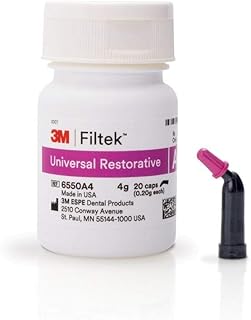 3M Filtek Universal Restorative, 20-0.2g Capsules, Shade A4, 6550A4