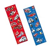 New in Paket Lego City Stickers (Packung mit 8)