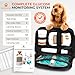Blood Sugar Glucose Monitor System for Dogs and Cats - Pet Glucose Monitoring Kit - Accurate Diabetes Testing 2 Calibrated Code-Chips for Dog/Cat, Lancets, Logbook - Monitor + 50 Test Strips