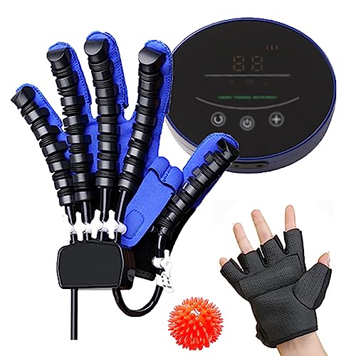 XGXHIN Guantes de Robot de rehabilitación,Entrenamiento de Dedos Ortesis, Entrenamiento de muñeca Hemiplejía Trazo Rehabilitación Mano Férula