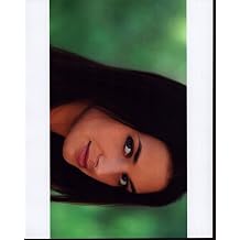 Posterazzi Andrea Gabriel Closeup Green Background Photo Print 8 x 10 - Item # MVM55551
