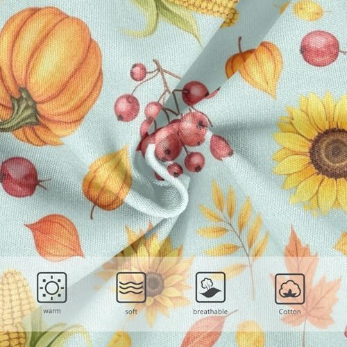 Girls' Underwear, Sunflowers Toddler Girl Briefs, Cotton Girls Underwear, 2T–8 Years3