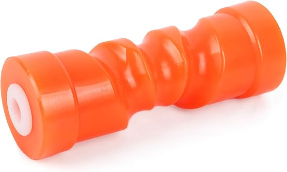 8in/10in/12in Self Centering Boat Trailer Keel Rollers,Boat Trailer Roller,Keel Rollers for Boat,Boat Rollers Bow Roller for Trailer Boat Trailer Accessories Fits 5/8" Shaft Blue/Orange