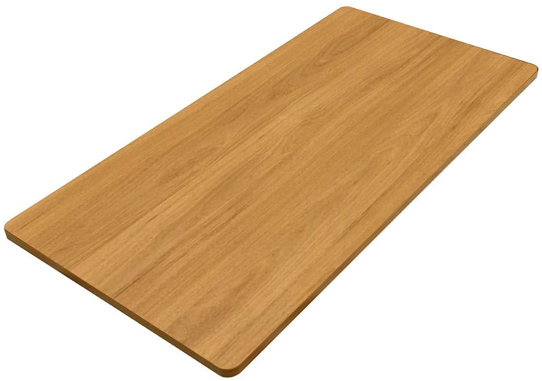 Table TOP 16 x 32 inches – Premium Engineered Wood - Rectangle Shape Desk Top Suitable for Office Table, Study Table, Standing Desk, Folding Table Brackets/Shelf - 17 mm Thick – Baverian Beez(Beige)