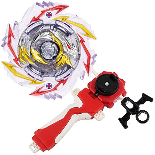 Bay Burst Battling Top Blade Evolution Turbo God Bey Lr Launcher Grip Starter Set Booster B-170-2 Super King Abyss Diabolos.5.F '1S Attack Gyro Bey Battle Gaming Top Novelty Spinning Toy Gift for Boys