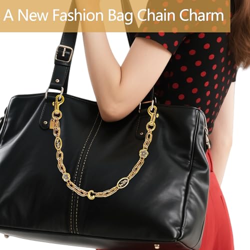 Image of Bag Chain Charm for Handbag, Purse Wallet &Pants Chain Jean Chains, Vintage Bag Strap Chains Extender