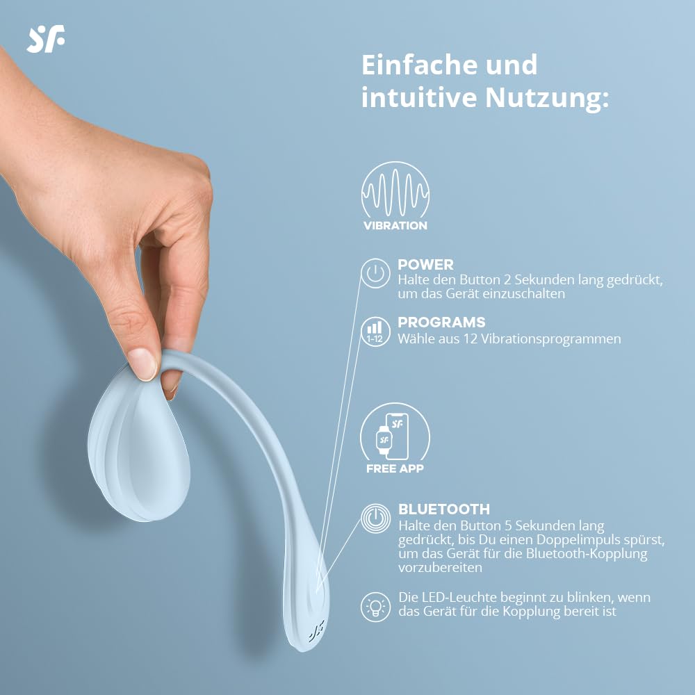 Satisfyer Smooth Petal Connect App | G-Punkt-Vibrator | Wiederaufladbar