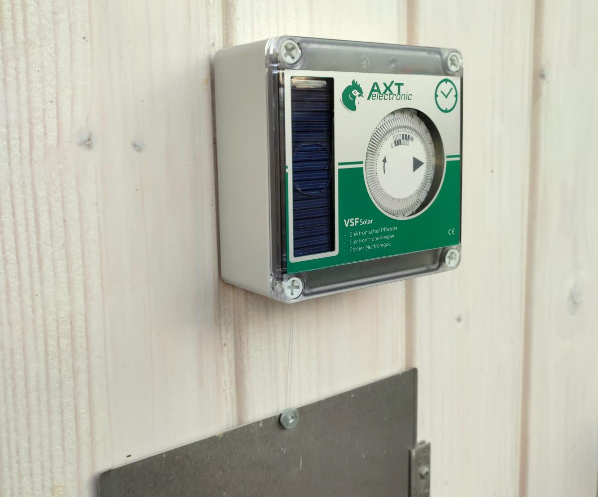 VSF - Elektronischer Pförtner mit mechanischer Zeitschaltuhr und Solarzelle, Reine Zeitsteuerung