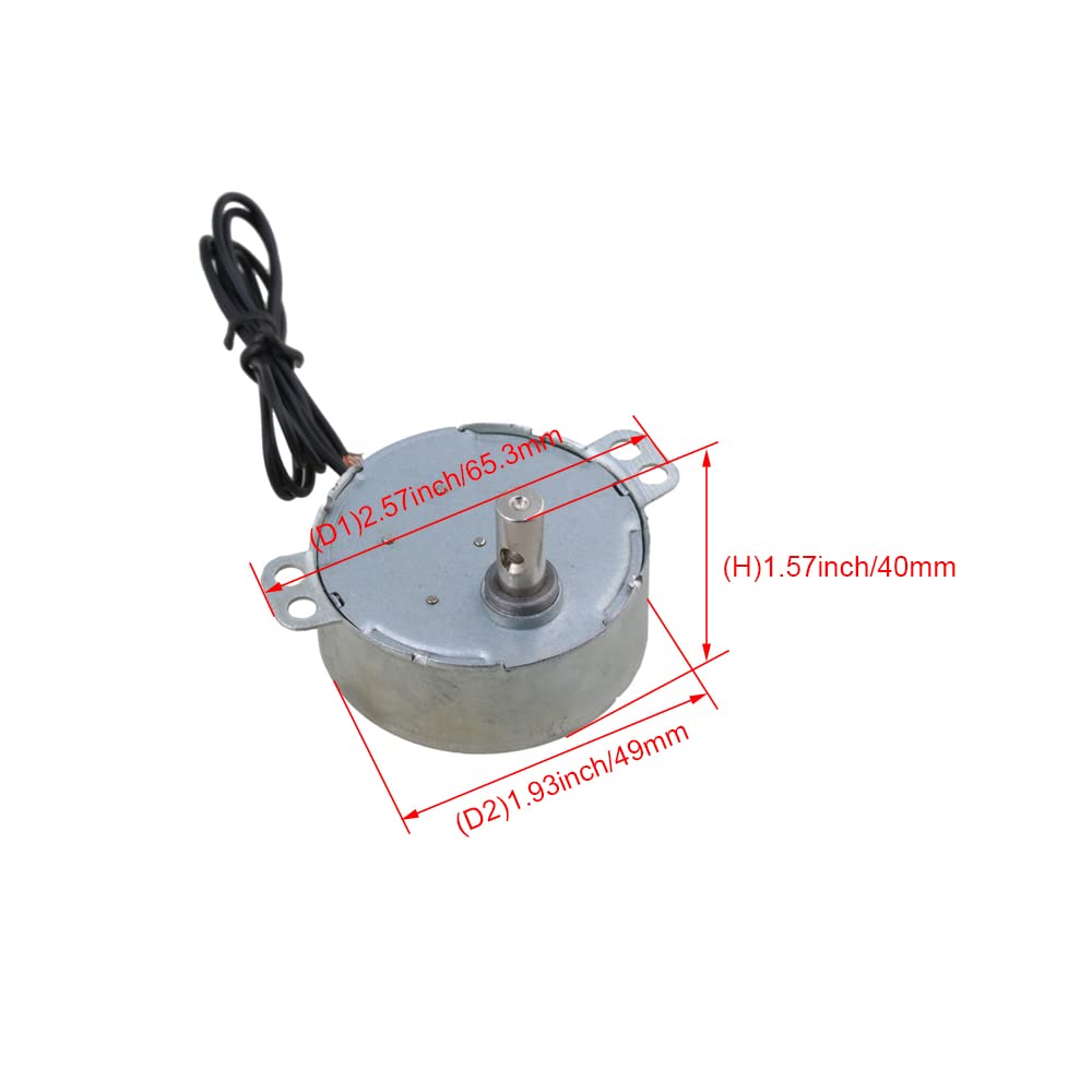 Motore Sincrono Microonde 5/6 RPM Per Microonde - AC 12V/220V 50 - Foto 5