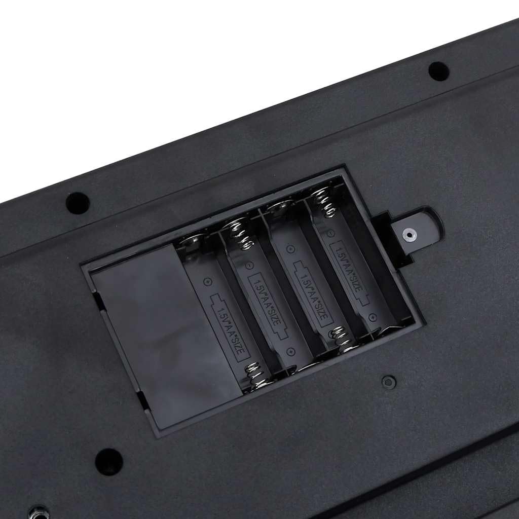 Elektrisches Keyboard mit 61 Tasten, Notenständer, Mikrofon, USB- und Batteriebetrieb, 10 Demo-Songs, 100 Rhythmen, 100 Klänge, 5 Percussion für Kinder, Anfänger, Musikschule, Zuhause, Bühne