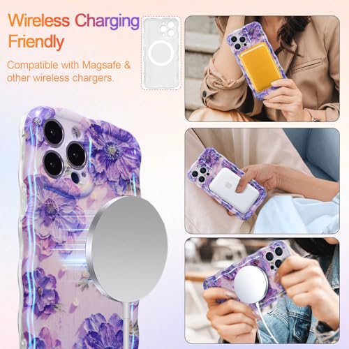 Coque iPhone 13 Pro Max MagSafe fleurie pour votre quotidien