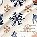 Silk square fashion hijab for woman for holiday 35.4 Inches Winter Christmas Santa Snowflake Indigo Orange bufanda para mujer
