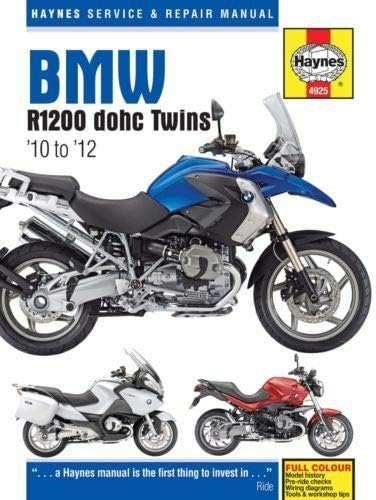 MANUAL DE REPARACIÓN HAYNES 4925 para BMW R 1200 R1200 GS R RT 2010-2012