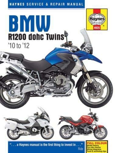 HAYNES REPAIR MANUAL 4925 for BMW R 1200 R1200 GS R RT 2010-2012