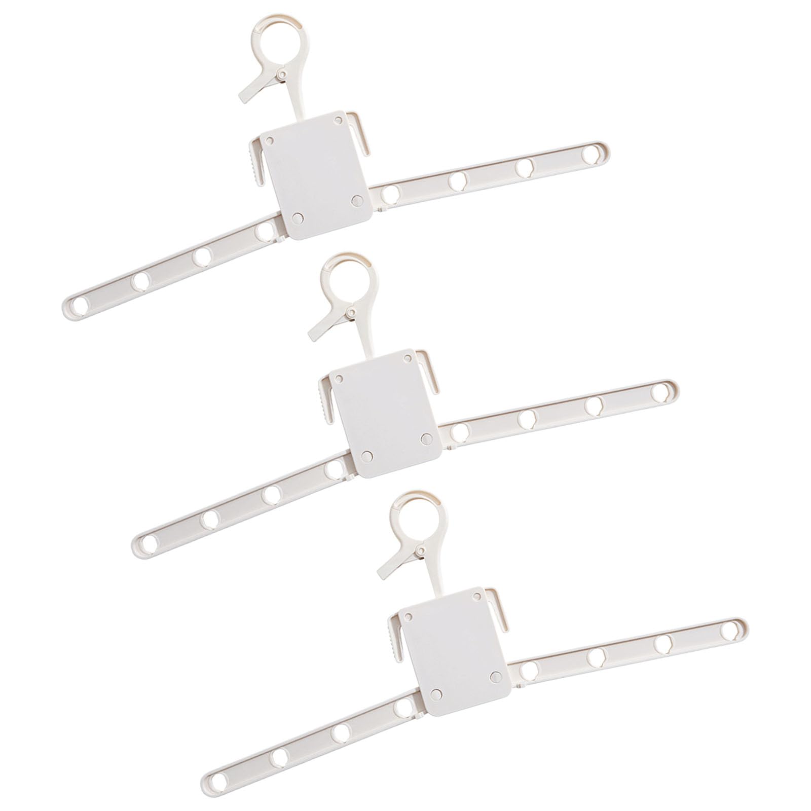 Clothing Rack with 8 Slots for Delicates and Jackets Easy to Carry Garment Holder Foldable Travel Hanger for Wet Clothes Multipurpose Camping Clothes Hanger