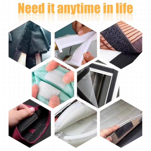 Image of 20 Pairs (40 Strips) Picture Hanging Strips Heavy Duty,2.72 inchx0.75 inchWall Hangers Without Nails Sticky Picture Hangers Easy Wall Display Picture Hangers Damage Free