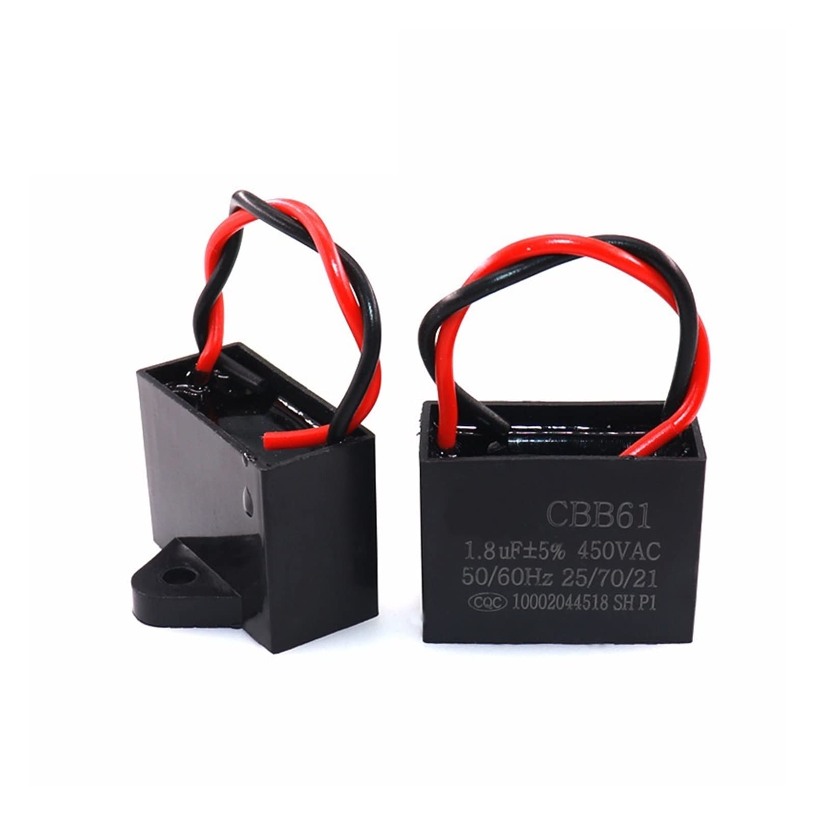 1 Uds. Condensador de arranque de ventilador Cbb61 1uf/1,2 uf/1,5 uf/1,8 uf/2uf/2,2 uf/2,5 uf/2,7 uf/3uf/3,5 uf/4uf/4,5 uf/5uf/6uf/7uf/8uf rango de ventilador de techo (Size : 16UF)