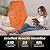 Self-adhesive Hexagon Acoustic Panels 12 Pack, TONOR 12"x 10"x 0.4" High Density Sound Proof Panels Tiles for Walls, Absorbing Noise and Eliminating Echoes Acoustic Foam for Home Studio Orange