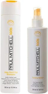 Kit Paul Mitchell Kids Shampoo Baby Don't cry + Taming Spray