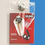 Uline 9' x 14' 1.5 mil Clear Doorknob Bags, Box of 1,000, Literature Drop Bags (S-2177C)