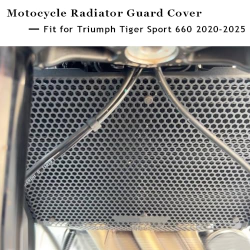 Motorrad KühlerSchutz Kühlergrill für T-riumph Tiger Sport 660 2020 2021 2022 2023 2024 2025-Schwarz