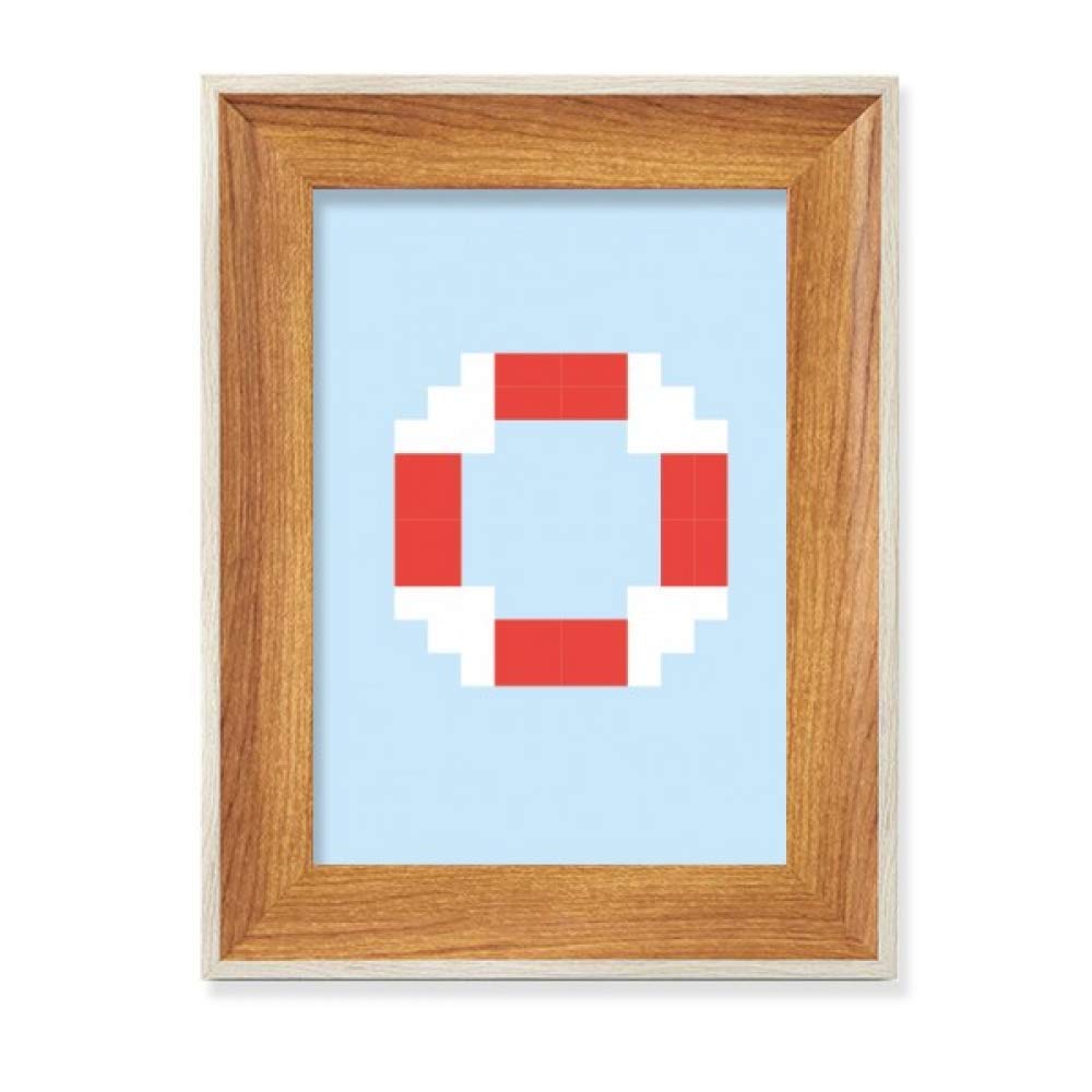 Cadre de photo en bois de bureau affichage tableau art peinture plusieurs ensembles Pixel