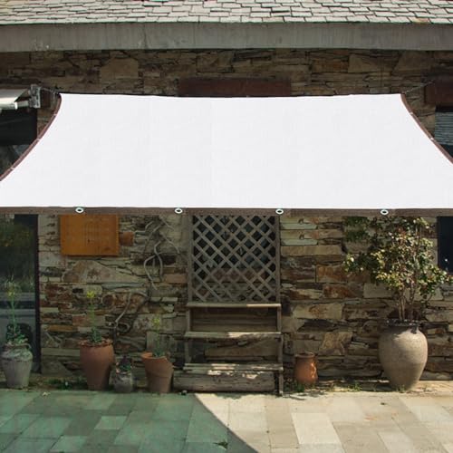 Privacy Shade Cloth 90% Shading Cover White Sun Shade Net 13X39.4FT 16.4X52.5FT 26X36FT 49.2X49.2FT for Plants Cover, Greenhouse, Patio, Chicken Coop, Tomatoes (Size : 26x49.2ft)