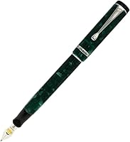 Vista 1 de Conklin Duragraph - Pluma estilográfica Forest Green - Punta redonda, elegante herramienta de escritura para caligrafía y firmas Verde bosque