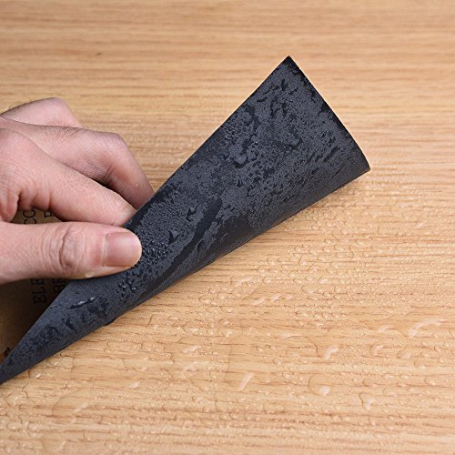 Image of Abrasive Dry Wet Waterproof Sandpaper Sheets Assorted Grit of 400 / 600 / 800 / 1000 / 1200 / 1500 for Furniture, Hobbies and Home Improvement (12 Sheets)