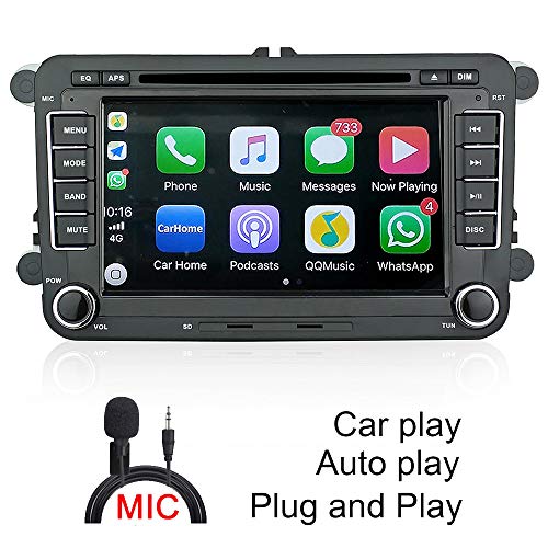 DAYO 7 Inch Carplay Android Auto Bluetooth Touchscreen Double Din Car Stereo