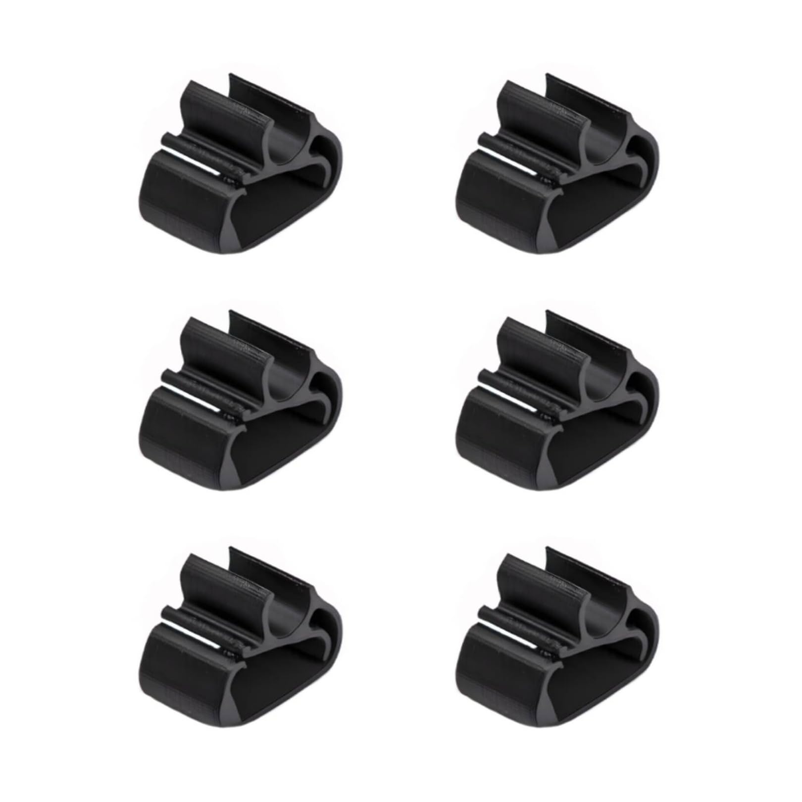 Set di 6 clip di serraggio per Peugeot 3008, 5008 e Citroen C5, DS7, fascette di fissaggio robuste per braccio tergicristallo anteriore, attacco per scopa tubo di ricambio