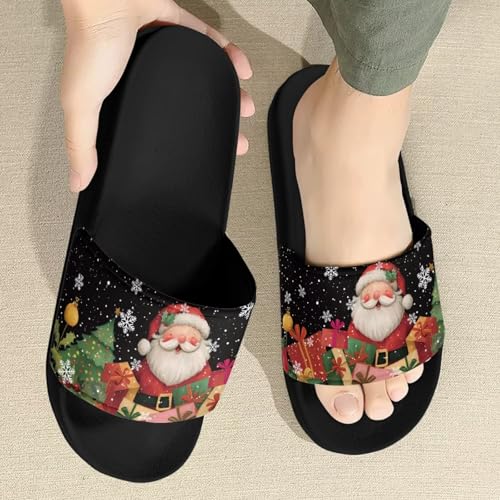 Image of Open Toe Slippers for Women Rubber Slides Womens Sandal Slippers