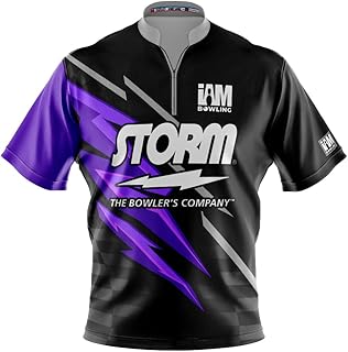 Logo Infusion Dye-Sublimated Bowling Jersey (Sash Collar) - I AM Bowling Fun Design 2026-ST - Storm (XX-Large)