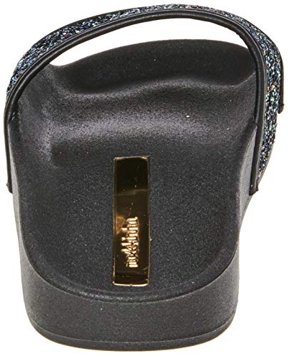 Tamancos Maxxi Gliter Aquarela, Molekinha, Meninas, Multi Preto/Preto, 27