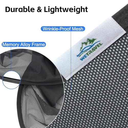 Image of Tesla Model Y Sunshade for Glass Roof 2020-2024,UV Blocking Roof Sunshade Heat Insulation,Foldable Mesh Skylight Shade Easy Install with Storage Bag,Tesla Model Y Accessories