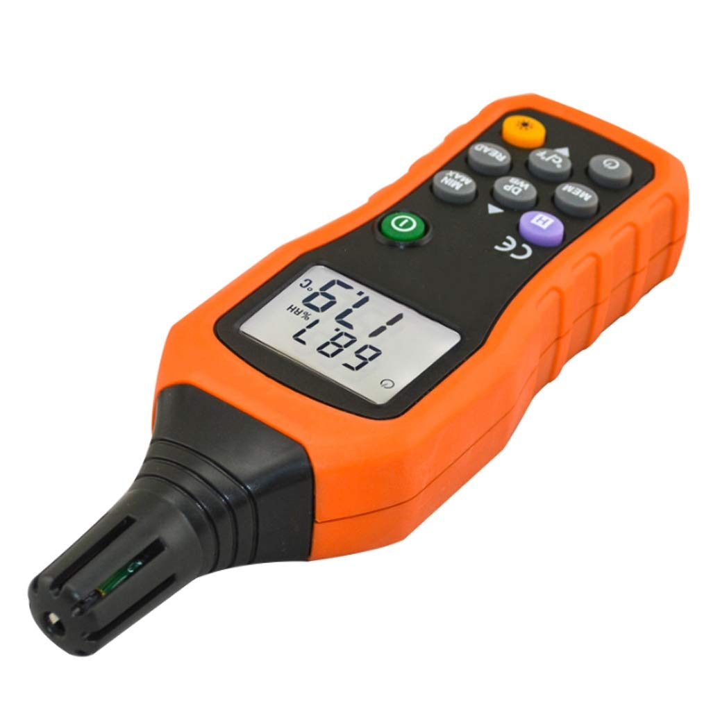 Digital Temperature and Humidity Meter High Precision Environmental Temperature and Humidity Measuring Instrument Wet Bulb Dew Point Thermometer
