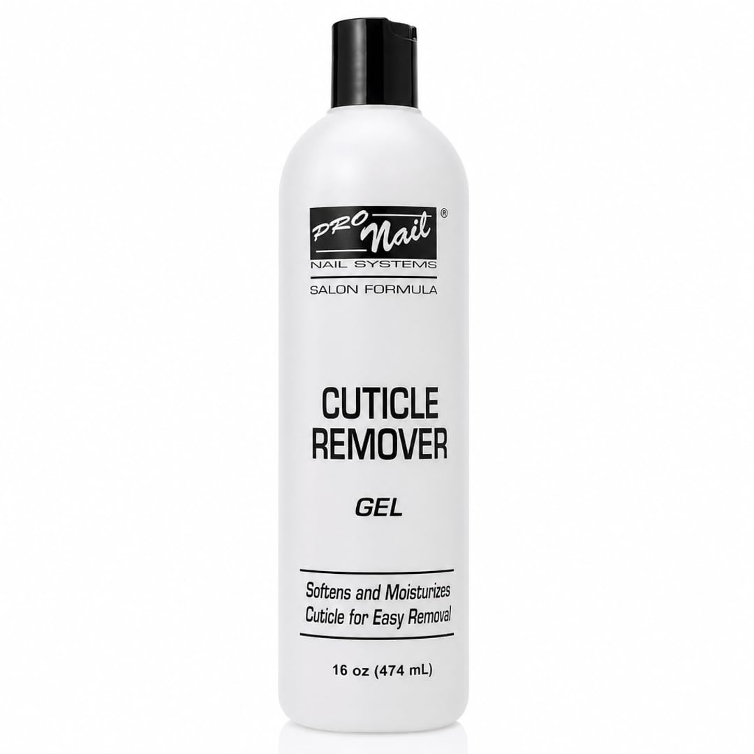Pro Nail Cuticle Remover Gel 16oz - Softens and Moisturizes Cuticle for Easy Removal
