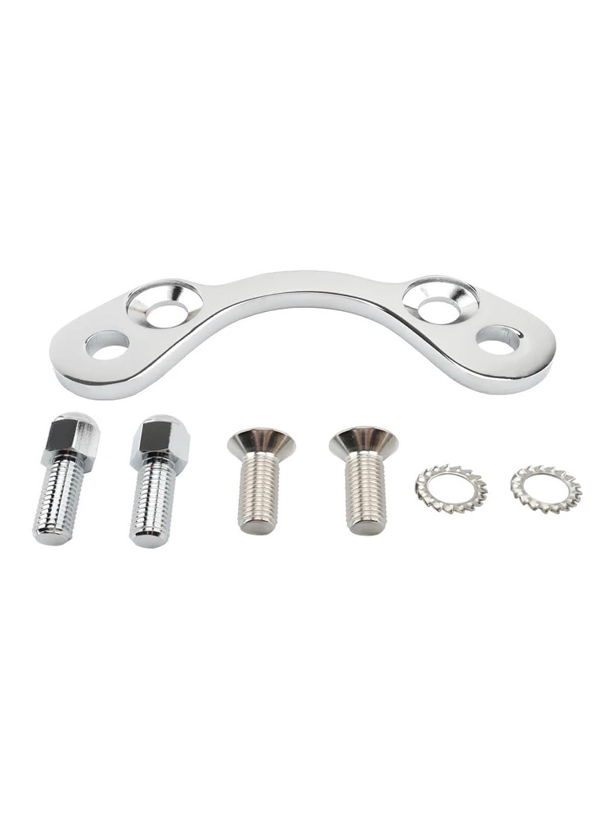 Motorcycle handlebar risers Kierownica motocykla Adapter drzewa górny zacisk 3.5 "szeroki Riser pasuje do Harley Bobber Chopper 200 250 ze stali nierdzewnej